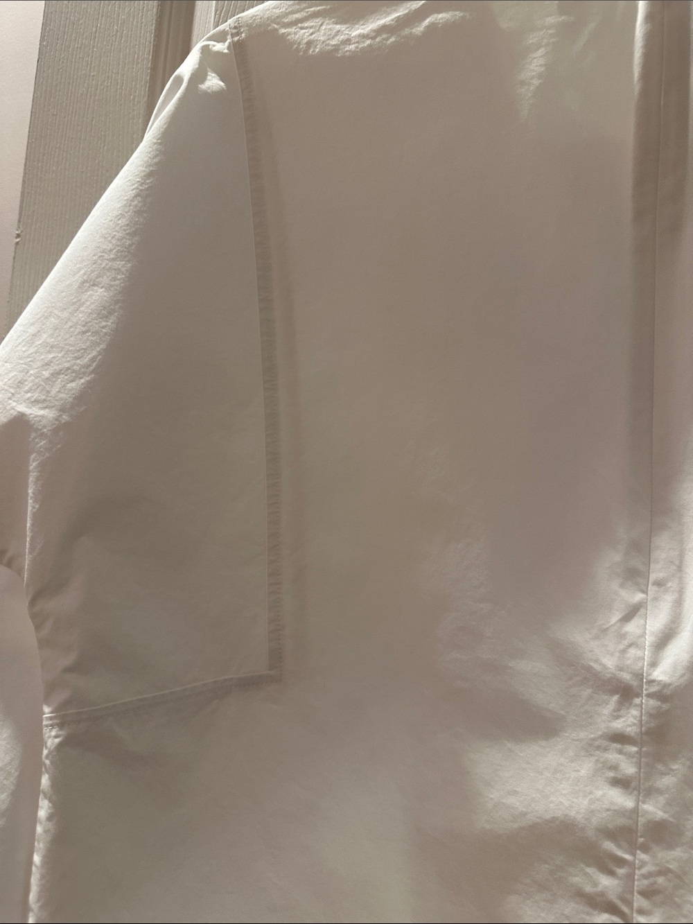 COS White Women's Top with Subtle Logo Trim - Picture 5 of 5